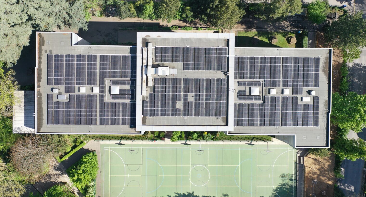 Solaranlage von oben